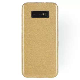   Husa Luxury Glitter pentru Samsung Galaxy S20 Ultra / S11 Plus, aurie