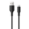 Cablu de date si incarcare USB to MicroUSB Setty, 1 metru, 1A, negru