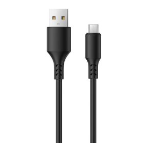   Cablu de date si incarcare USB to MicroUSB Setty, 1 metru, 1A, negru