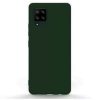 Husa Samsung Galaxy A22 4G Matt TPU, silicon moale, verde inchis