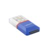 Mini card reader MicroSD Esperanza EA134B, albastru
