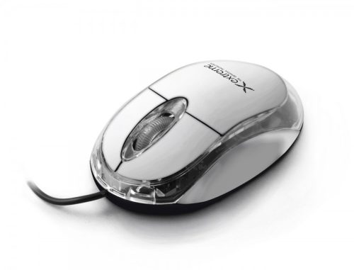 Mouse optic Extreme Camille (XM102W), cablu USB, 1000 DPI, 3 butoane, alb