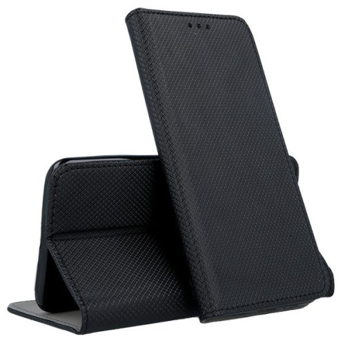 Husa Smart Magnet Case pentru iPhone 11 Pro Max, inchidere magnetica, neagra 