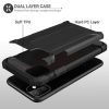 Husa Armor Case pentru Apple iPhone 11 Pro, hibrid (TPU + Plastic), neagra