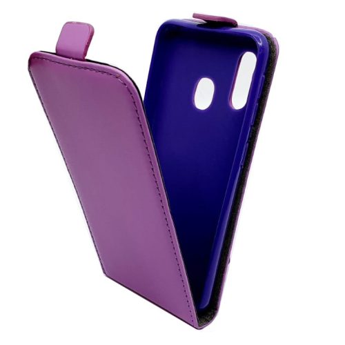 Husa Flip Case pentru Samsung Galaxy A20e, clapa magnetica, mov