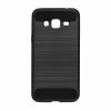 Husa de protectie Carbon Stripe pentru Samsung Galaxy J3 2016 / J320, silicon moale, negru