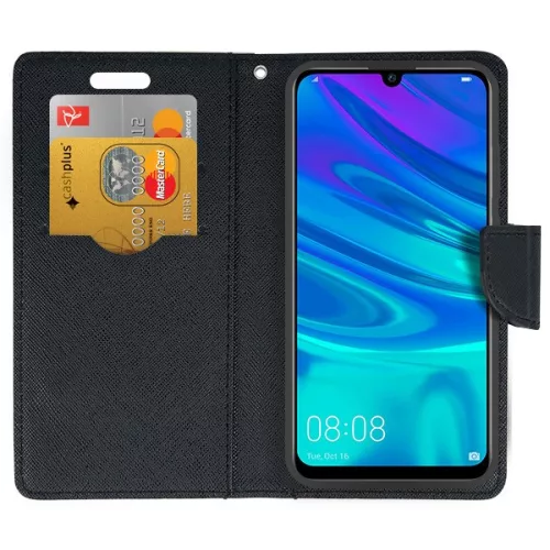 Husa tip carte Fancy Case pentru Samsung Galaxy A10, inchidere magnetica, neagra