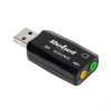 Placa de sunet Rebel, USB 5.1, 2 iesiri microfon si casti