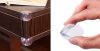 Set 4 aparatori din silicon pentru colturi, transparente