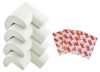 Set 4 coltare din spuma pentru protectie copii, albe