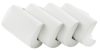 Set 4 coltare din spuma pentru protectie copii, albe