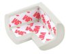 Set 4 coltare din spuma pentru protectie copii, albe