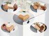 Set 4 coltare din spuma pentru protectie copii, albe