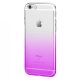 Husa de protectie pentru iPhone 7 Plus / 8 Plus, Gradient TPU ultra-subtire, transparent / violet