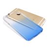 Husa de protectie pentru iPhone 7 Plus / 8 Plus, Gradient TPU ultra-subtire, transparent / albastru