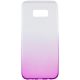 Husa de protectie pentru Samsung Galaxy S7 Edge, Gradient TPU ultra-subtire, transparent/violet