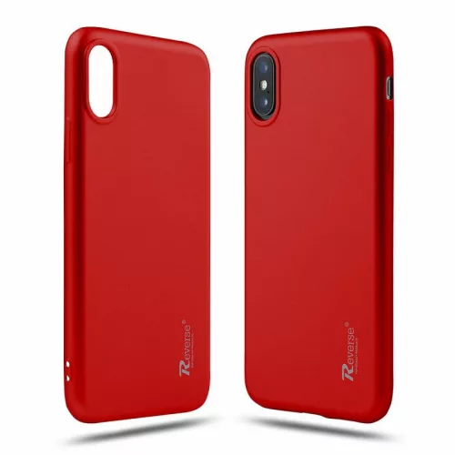 Husa de protectie Reverse Luxury TPU pentru Samsung Galaxy A41, rosie
