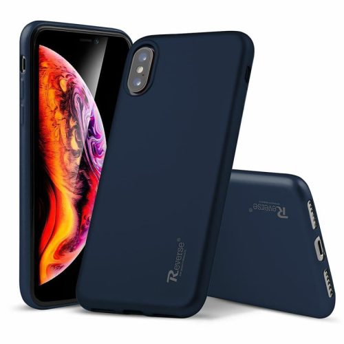 Husa de protectie Reverse Luxury TPU pentru Apple iPhone 12 Mini (5.4), albastru navy