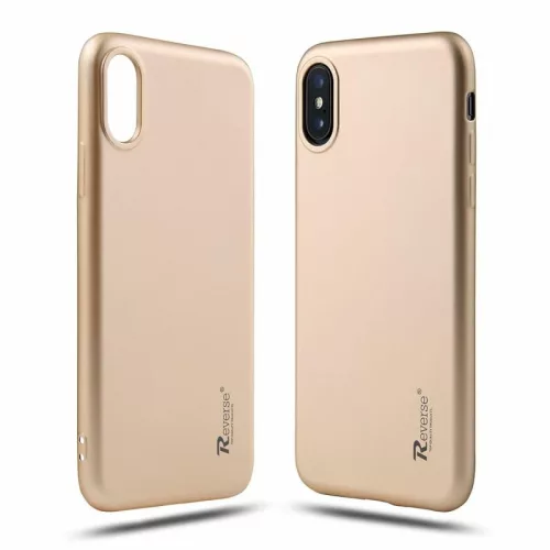 Husa de protectie Reverse Luxury TPU pentru Apple iPhone 12 Mini (5.4), aurie