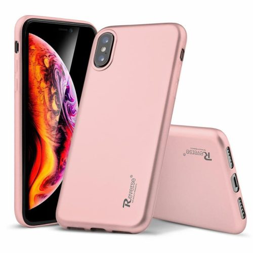 Husa de protectie Reverse Luxury TPU pentru Apple iPhone 12 Pro Max, roz