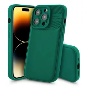   Husa Apple iPhone 12 Pro, Camera Protect, silicon moale, flexibil, verde
