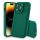 Husa Apple iPhone 12 Pro, Camera Protect, silicon moale, flexibil, verde