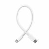 Cablu de date si incarcare Type-C to Lightning Reverse, 20 cm, alb