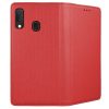 Husa Smart Magnet Case pentru Xiaomi Redmi Note 9T, inchidere magnetica, rosie