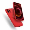 Husa Apple iPhone 11 Pro Max, Ring Silicone, suport sustinere rotativ, catifea in interior, rosie