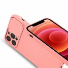 Husa Apple iPhone 13 Pro Max, Slide TPU, silicon moale, flexibil, roz pal