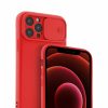 Husa Apple iPhone 13, Slide TPU, silicon moale, flexibil, rosie