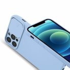 Husa Apple iPhone 13, Slide TPU, silicon moale, flexibil, albastru deschis