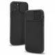 Husa Samsung Galaxy A03s / A02s, Slide TPU, silicon moale, flexibil, neagra