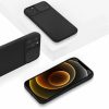Husa Samsung Galaxy A03s / A02s, Slide TPU, silicon moale, flexibil, neagra