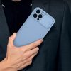 Husa Samsung Galaxy A03s/A02s, Slide TPU, silicon moale, flexibil, albastru deschis