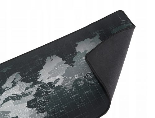 Mousepad gaming Harta Lumii, dimensiune XXL (88 x 30 cm)