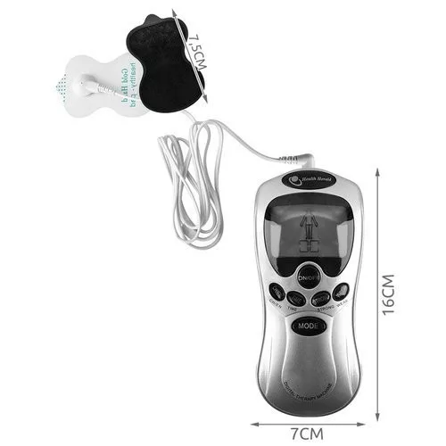 Aparat de masaj prin electrostimulare, 4 electrozi, digital, 8 programe, 15 trepte de viteza