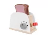 Jucarie din lemn toaster prajitor paine + accesorii, 8 piese