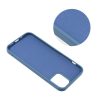 Husa Liquid Silicone Case pentru Huawei P30 Lite, interior microfibra, protectie camera, albastra