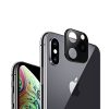 Fake camera iPhone 11 Pro, pentru iPhone X / XS / XS Max, protectie din metal si sticla, alba