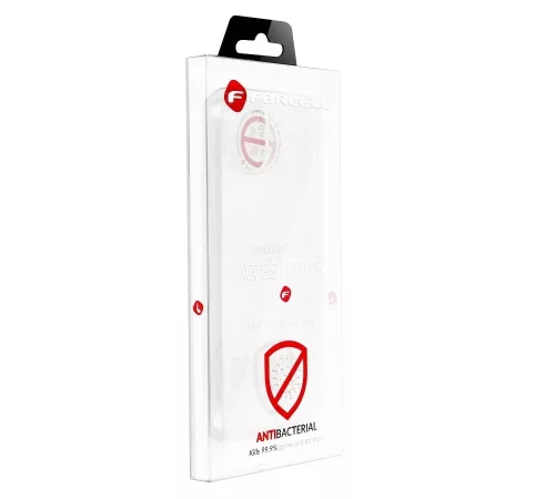 Husa protecție antibacteriana cu ioni de argint Forcell pentru Samsung Galaxy S20, TPU transparent