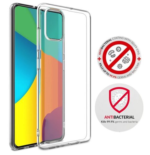 Husa protecție antibacteriana cu ioni de argint Forcell pentru Samsung Galaxy S20 Ultra, TPU transparent