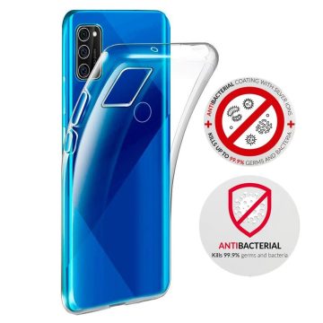   Husa protecție antibacteriana cu ioni de argint Forcell pentru Huawei P Smart 2020, TPU transparent