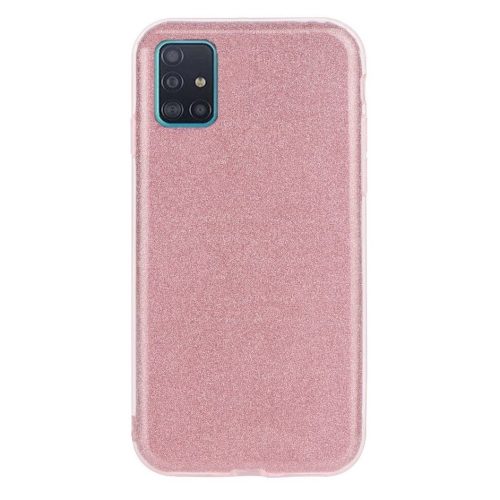 Husa Luxury Glitter pentru Huawei Y5P, roz