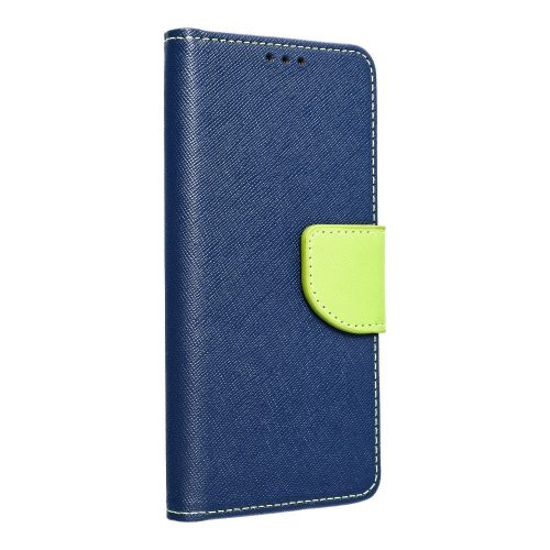 Husa tip carte Fancy Case pentru Samsung Galaxy A42 5G, inchidere magnetica, albastru/verde