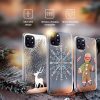 Husa de protectie de Craciun pentru Samsung Galaxy A21s, Gingerbread Man, transparenta