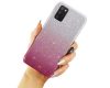 Husa Luxury Glitter Gradient pentru Samsung Galaxy A02s, roz cu argintiu