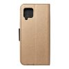 Husa tip carte Fancy Case pentru Samsung Galaxy A42 5G, inchidere magnetica, auriu/negru