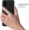 Husa Liquid Silicone Case pentru Samsung Galaxy A22 4G, interior microfibra, neagra