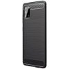 Husa de protectie Carbon Stripe pentru Oppo A72 5G, silicon moale, negru